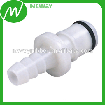 Conector Machinado Conector Tubo POM de plástico transparente